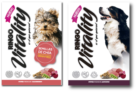 Ringo Vitality Super Premium para perros adultos y cachorros